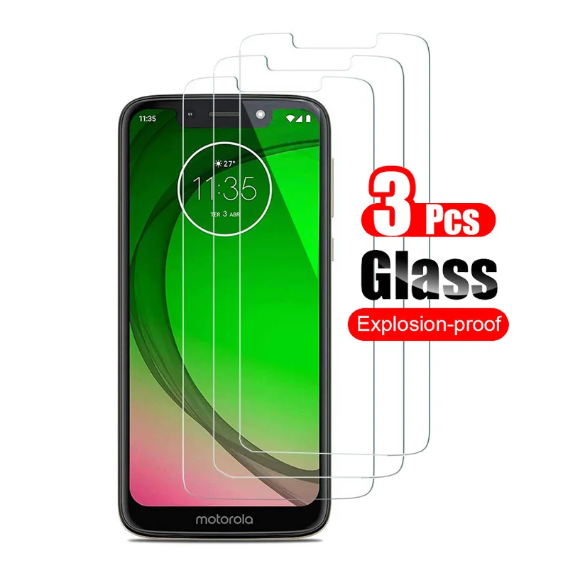 Закаленное стекло для Motorola Moto G7 G 7 Play Защитная пленка экрана Power Plus защитное 9H 3