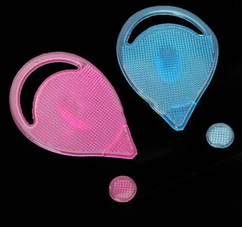 1pc Cleaning Pad Wash Face Facial Exfoliating Brush SPA Skin Scrub Cleanser Tool Bathroom Face Clean Pad