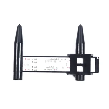 

Gauge Tool Wheel Bolt Pattern Ruler Rim Bolt Pattern Measuring Durable