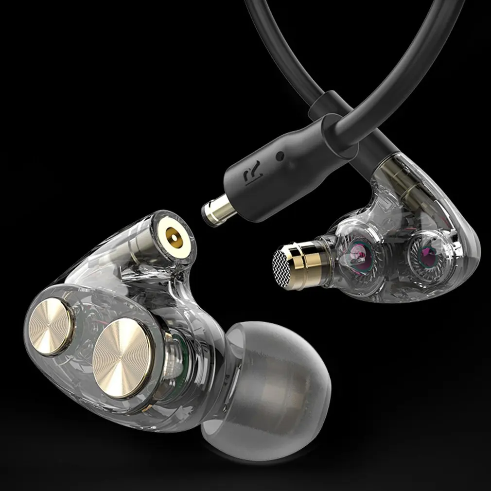 N35 кольцо Железный наушник в ухо кабель управления шумоподавление Hifi сабвуфер гарнитура Мобильный телефон Универсальный