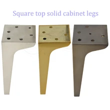 Матовая нержавеющая сталь Золото ноги дивана мебель ноги аппаратные средства черный цвет металл ТЯЖЕЛАЯ ПОДДЕРЖКА Твердые ножки шкафа