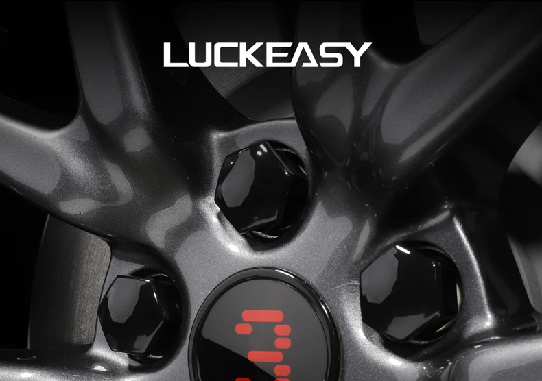 LUCKEASY комплект модификации крышки ступицы для Tesla модель 3 автомобиль Центр колеса логотип декоративная крышка и колеса автомобиля винт крышка комплект