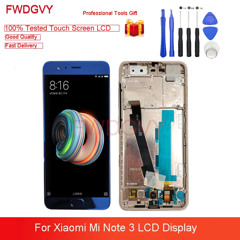 

5.5" Original For XIAOMI Mi Note 3 LCD Display Digitizer 10 Touch Screen Assembly Digitizer Replacement Repair Parts