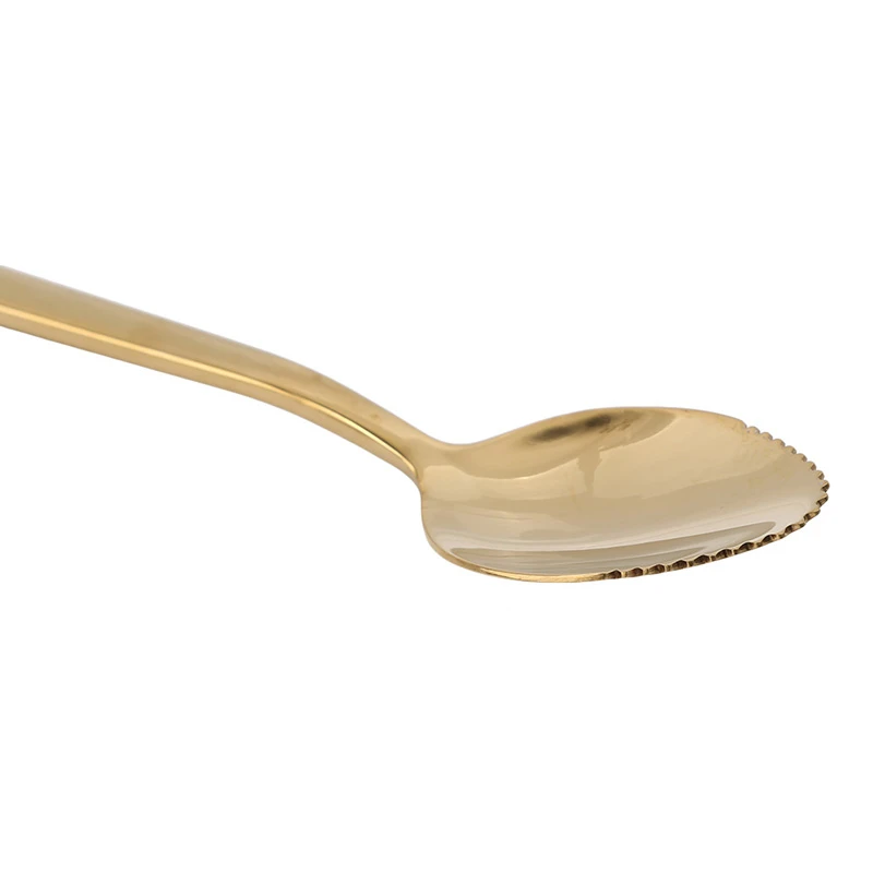 Нержавеющая сталь Яблоко соскабливание ложка фруктовая ложка с зубчатым соскабливание фруктовая грязевая Ложка кухонные столовые приборы аксессуары