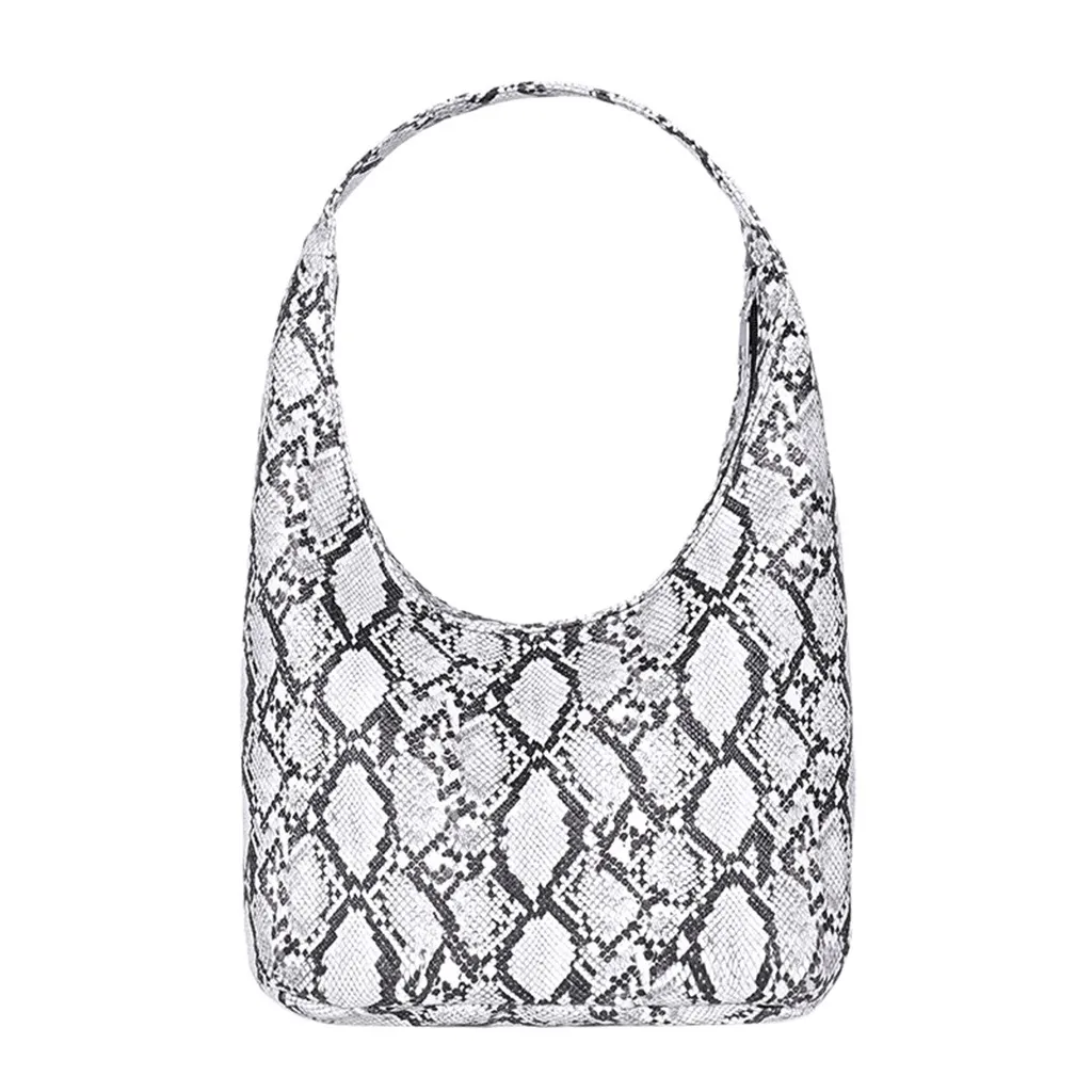 snake print tote