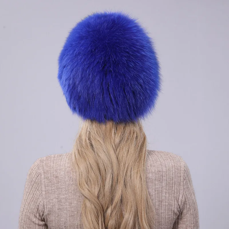 Новинка,, женская зимняя шапка с лисой, шапка-ведро, женская шапка, Sombrero Mujer, Модный женский берет для отдыха