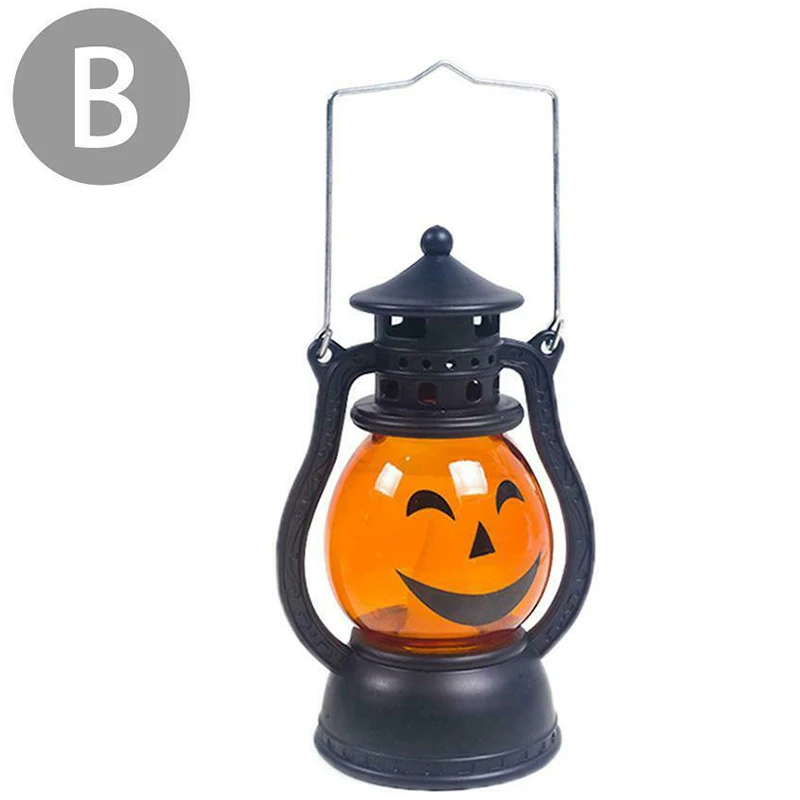 New Hot Halloween Decoration Paper LED Lantern Hanging Pumpkin Lamp Party Home Props SMD66