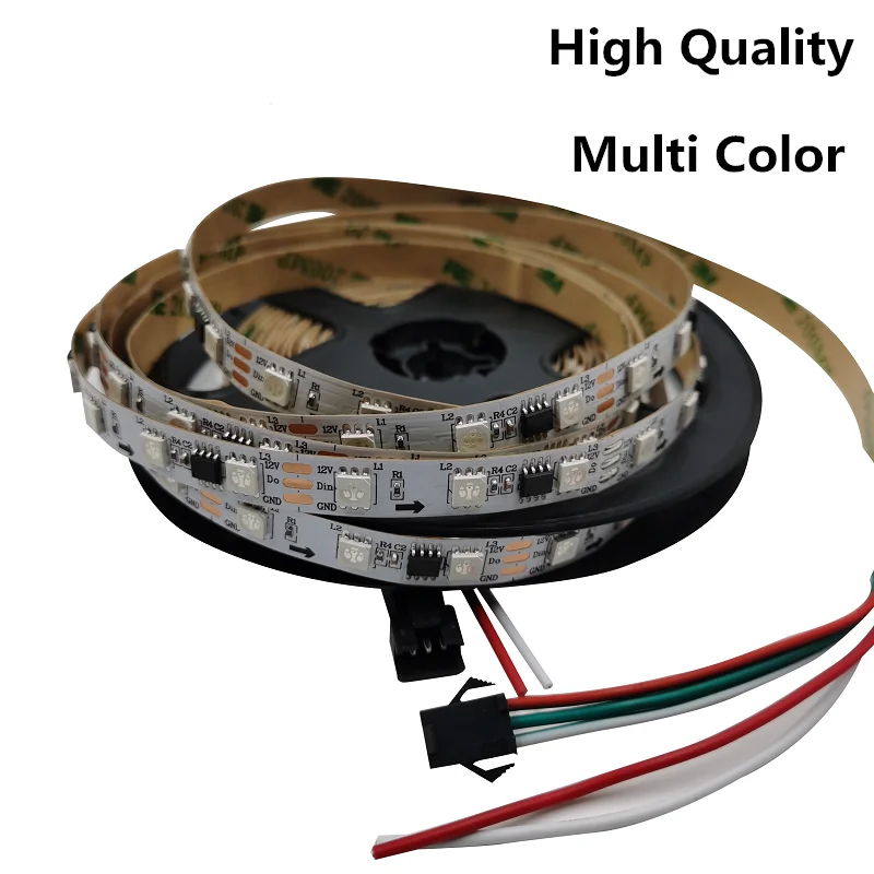 Многоцветная светодиодная лента высокого качества 12 В 1 м 2 3 4 5 RGB полноцветная 21Key