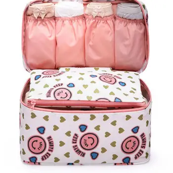 

Big size Underwear Clothes Bra boxunderwear Organizer Cosmetic Makeup Case Women's Storage Bag organizerbra Travel Necessity
