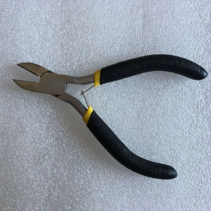 Oblique nose pliers Ювелирные плоскогубцы инструмент длинные иглы круглый нос резки проволоки плоскогубцы для изготовления украшений вручную аксессуары/DIY ювелирное ремесло серии - Цвет: Oblique nose pliers