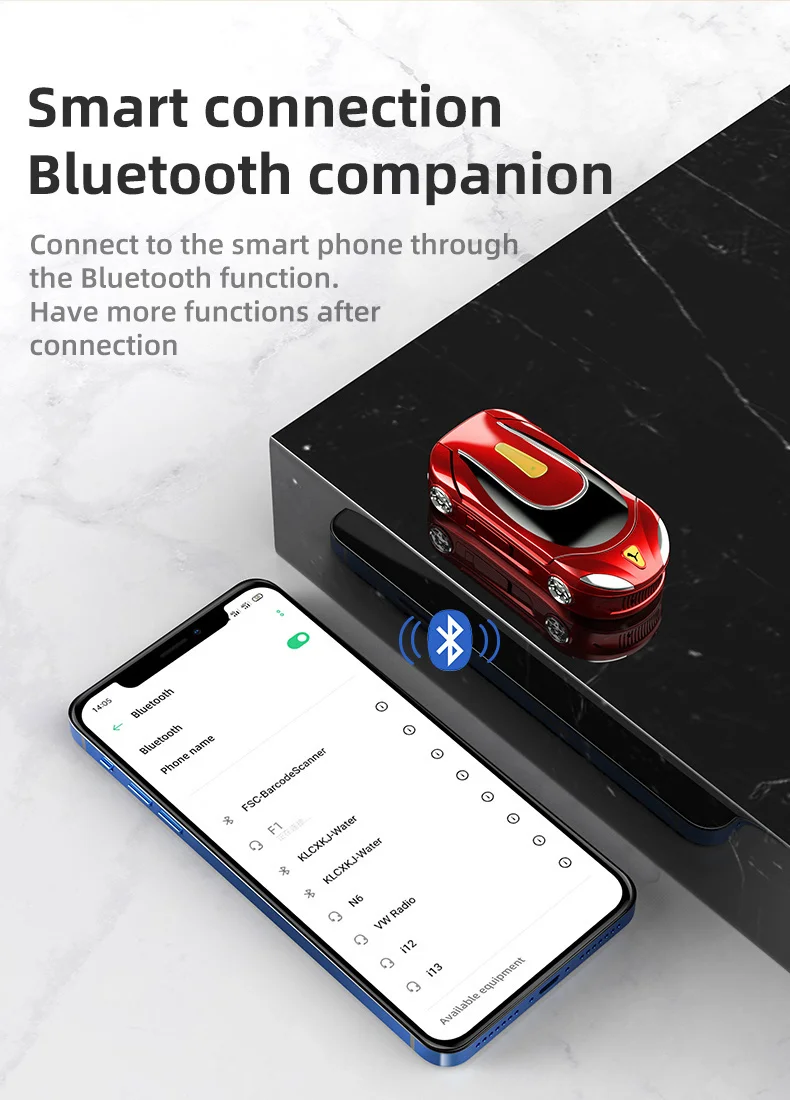 Small mini flip Car Shape mobile phones unlocked cheap cell phone without camera Bleutooth dialer Russian push button telephone newest android phone t mobile