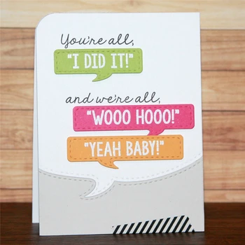 

YaMinSanNiO Banner Ribbon Silk Metal Cutting Dies for Scrapbooking Craft 2019 Album Decorative Embossing Stencil Card Decoration