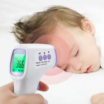 

1 Pcs Ht801 Non-Contact Forehead Temperature Tool High Precision Thermometer Industrial Temperature Meter