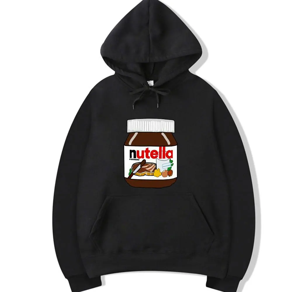 

Nutella cute icon Men/Women Hoodies Couples Casual Style Print Hoodie Hip Hop Autumn Winter Fleece Sweatshirts Hoody Tracksuits