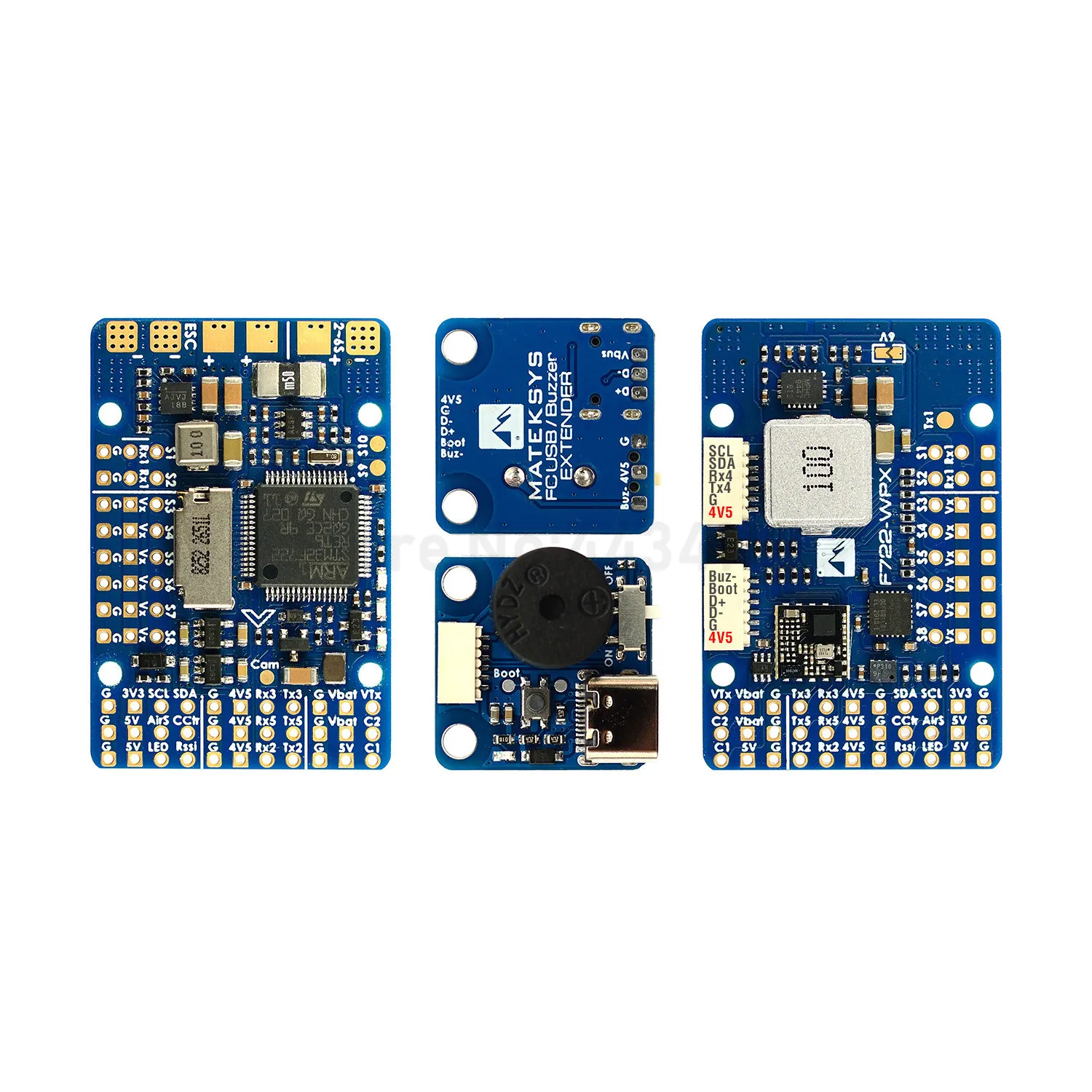 Контроллер полета Mateksys Matek F722 WPX STM32F722 MPU6000 DPS310 Pixel OSD SD Blackbox Wing updated wpx|Детали и