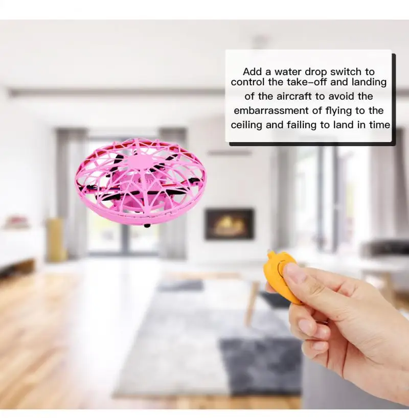 Brinquedos para Crianças Helicóptero Drone Infraed Mão Detecção Led Aeronaves Quadcopter Flayaball Pequeno Drohne Mini Ufo rc 12 Drone ufo rc com sensor manual para