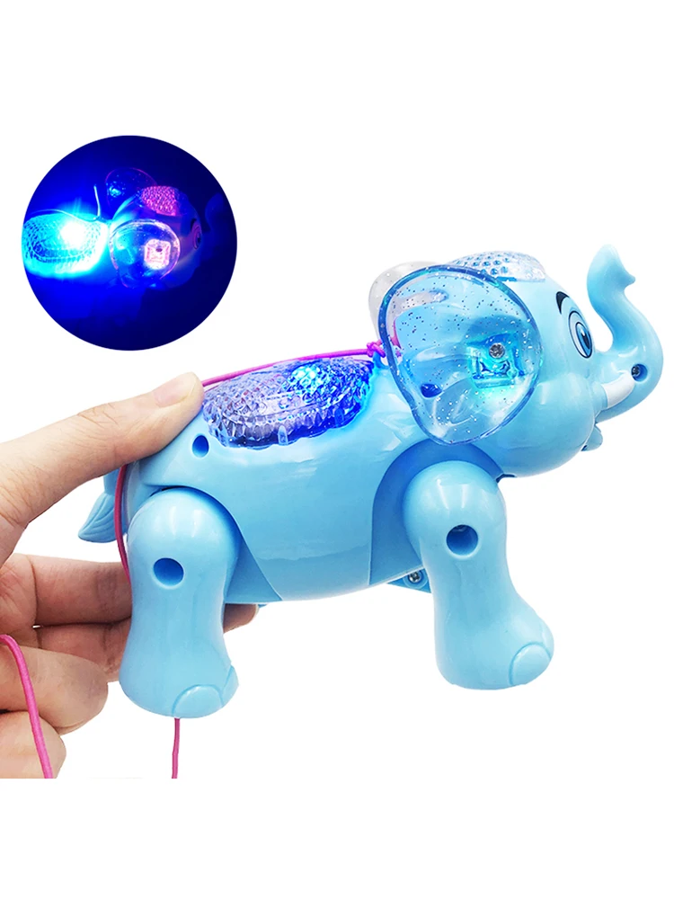 Interesting Cute Electronic Elephant Pets Robot Toy Classic Music Walking Elephant Animal Kids Electronic Toys For Children Gift 2