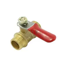 Штыревой к мужской 1/" PT нарезной Рычаг Ручка латунный газовый пневматический шарик клапан