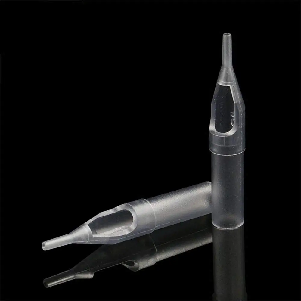 Disposable Sterileze Tattoo Tips tattoo microblading needles 50/100PCS Short RT DT FT Needle Tube Tips For Tattoo Needle Permanent Makeup Accessories