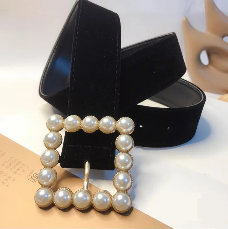 Designer Women's Belts Women's Fashion Belt Women's Velvet Belt