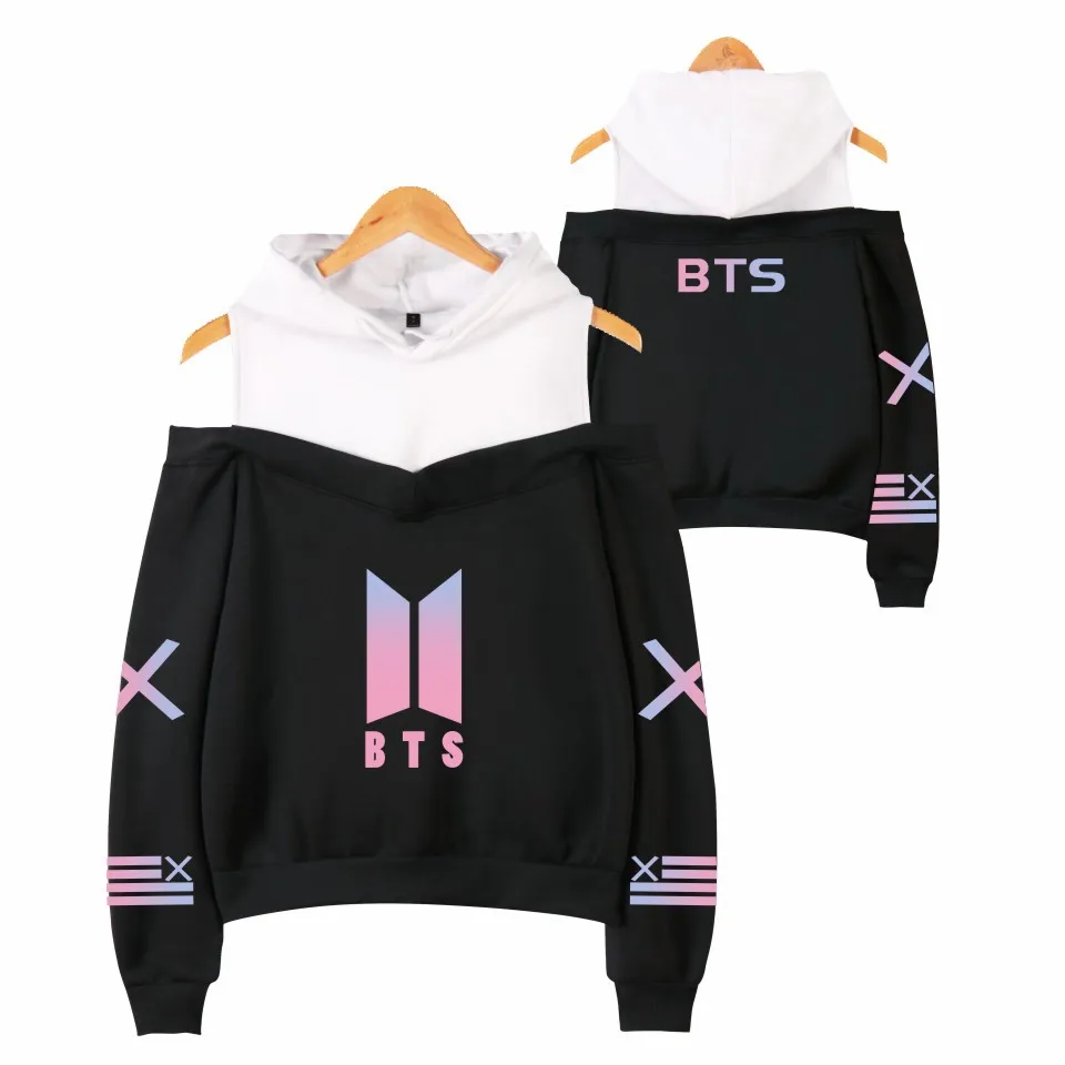 Ceny Gorący sprzedawanie w nowym stylu moda kolor BTS kuloodporne chłopcy damska bluza z kapturem