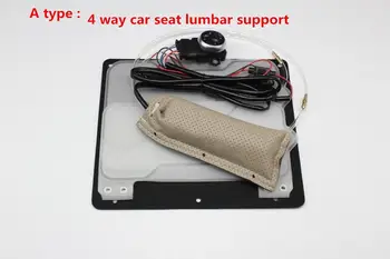 

car 4 way full body switch electric air seat massage lumbar support inflatable pump interior seat massage parts for car RV Van