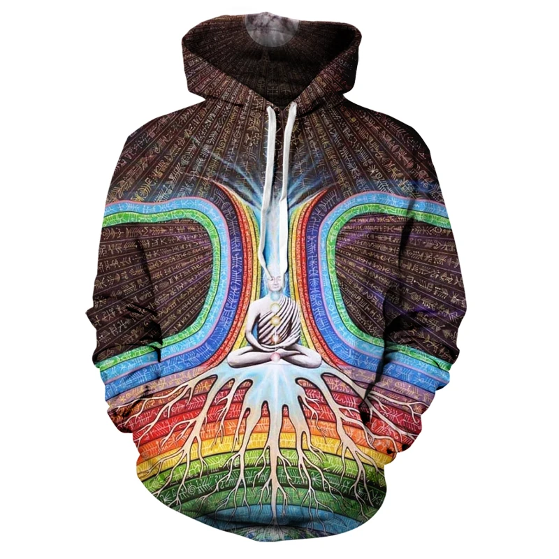 

2020 fashion and handsome 3D color design pattern printing various fashion trends men's Hoodie cool Street top xxs-6xl