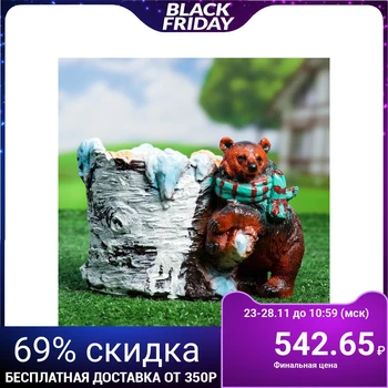 

Figured kashpo "bear with a scarf" 3889471