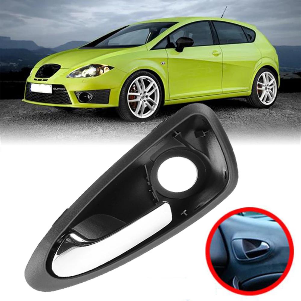 Left/Right Black Door Handles Auto Inner Door Handles 6J0837113A ...
