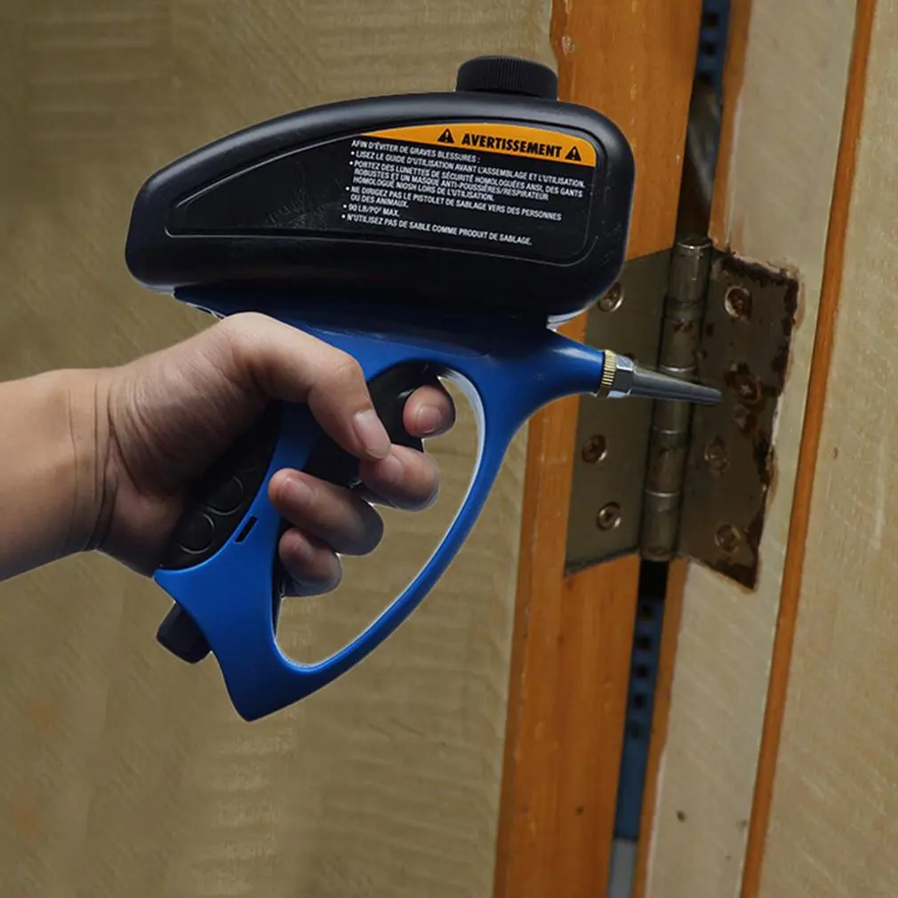 Anti-rust Sandblaster Handheld Pneumatic sand blasting machine Glass Tombstone Sprayer Sandblasting  Machine   with  Small