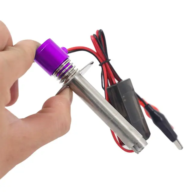 New RC Cars 6-24V RC HSP 80100 Electronic Glow Plug Igniter Cable Clip Nitro Output 1.2V 18 21 28 engine RC Car Accessories Y1