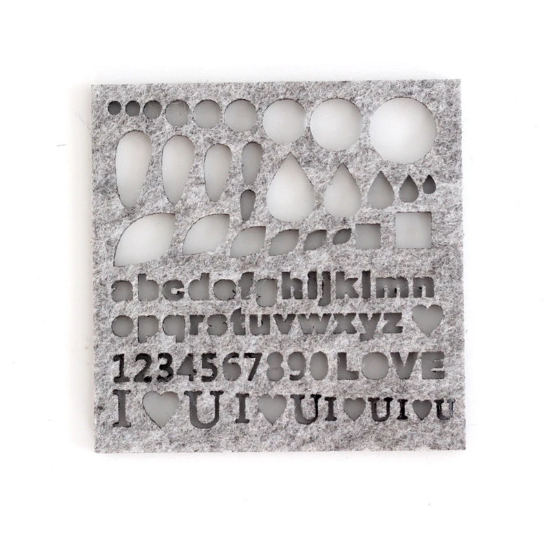 Random Wool Felt Mold Needle Felting DIY Craft Stencil Applique Mold