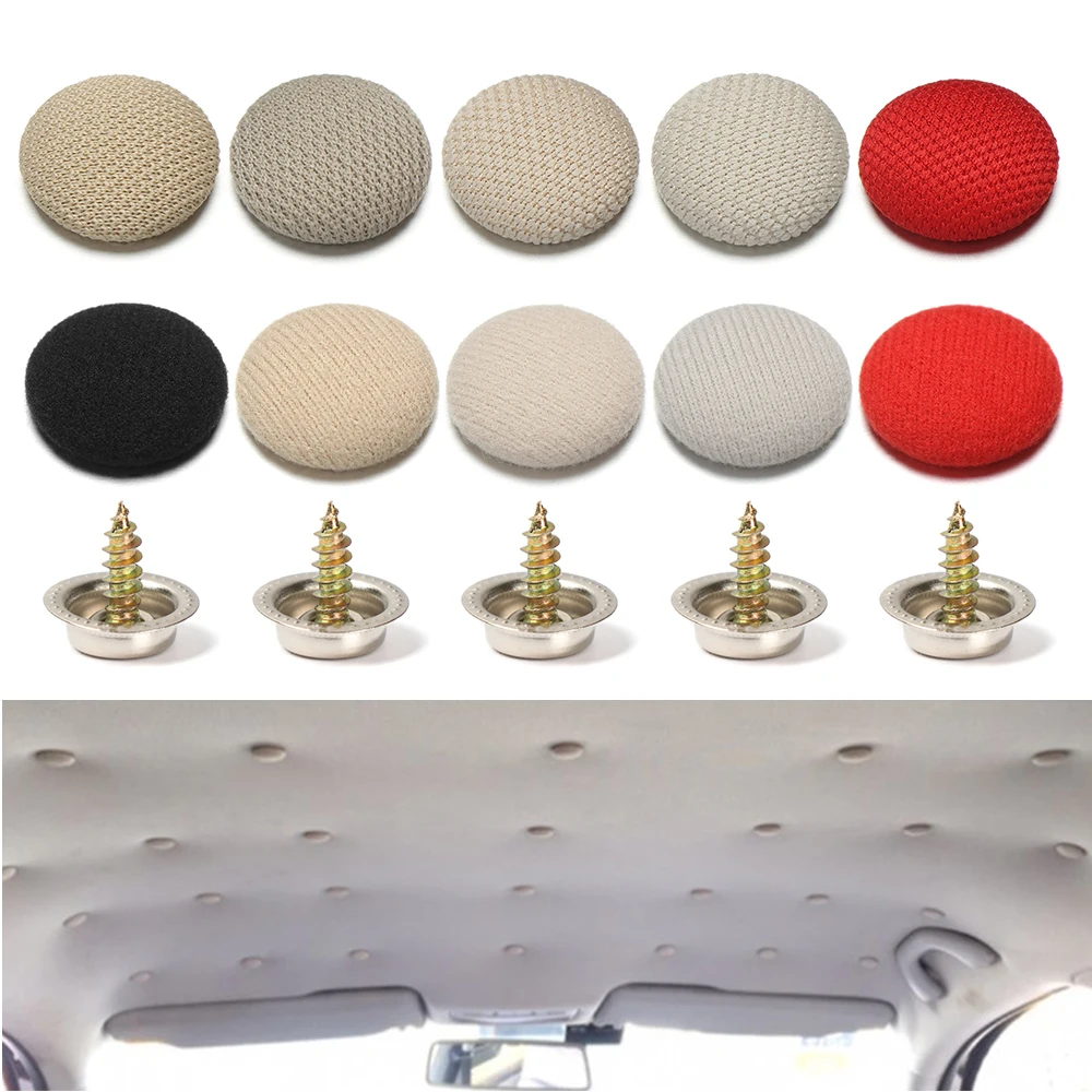 Car Accessories 10Pcs Universal Car Roof Repair Buckles Interior Ceiling Cloth Fixing