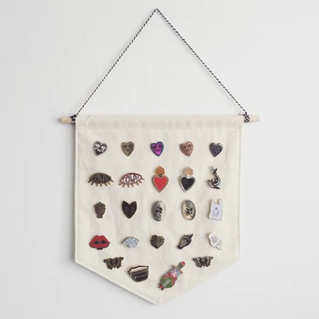 

Pin Badge Display Flag Wall Haging Pennant Banner Badge Buttons Lapel Collections Storage