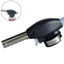Quemador de Gas para barbacoa, pistola de llama, soplete de soldadura, encendedor de encendido automático de butano, herramienta de cocina para senderismo