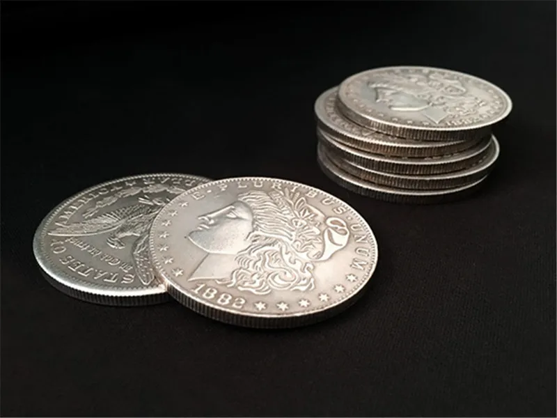 Morgan Dólar Shell e Coin Set (5