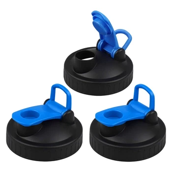 

Mason Jar Lids,3 Pack Canning Lids Flip Cap Lids with Leak-Proof Seal Storage Caps for Wide Mouth Mason Jars Ball Jars Canning J