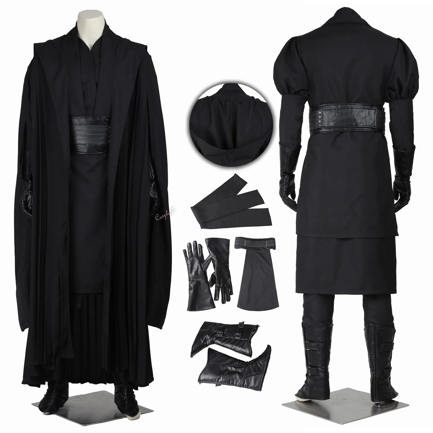 

Darth Maul Costume Star Wars Episode I The Phantom Menace Cosplay Black Outfit