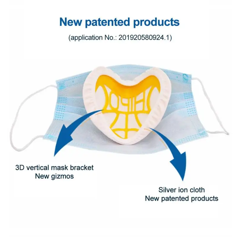 

PM2.5 Dust Mask Extender Protection Reusable Mask Bracket Three-dimensional Inner Pad Support for kf94 ffp3 2 kn95 n95 all masks