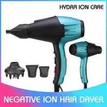 Фен для волос с контролем скорости, контроль частоты Blu-ray, фен с отрицательными ионами, снежинка, ключ, качественный, 1800 Вт, высокая мощность