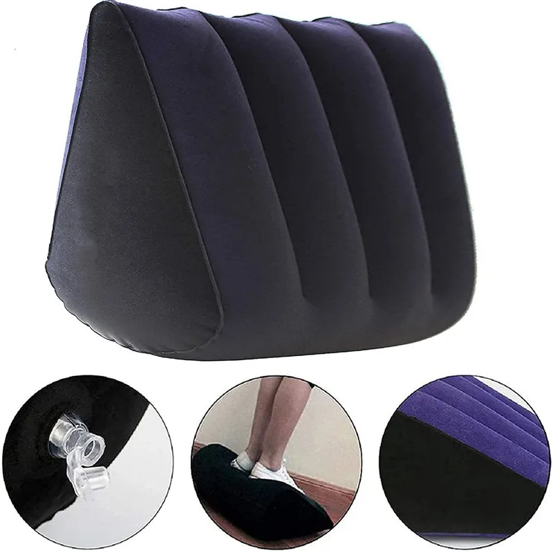 Funny Inflatable Love Pillow Cushion Sexy Aid Position Furniture Couple Hot Air Magic Love Game Toy