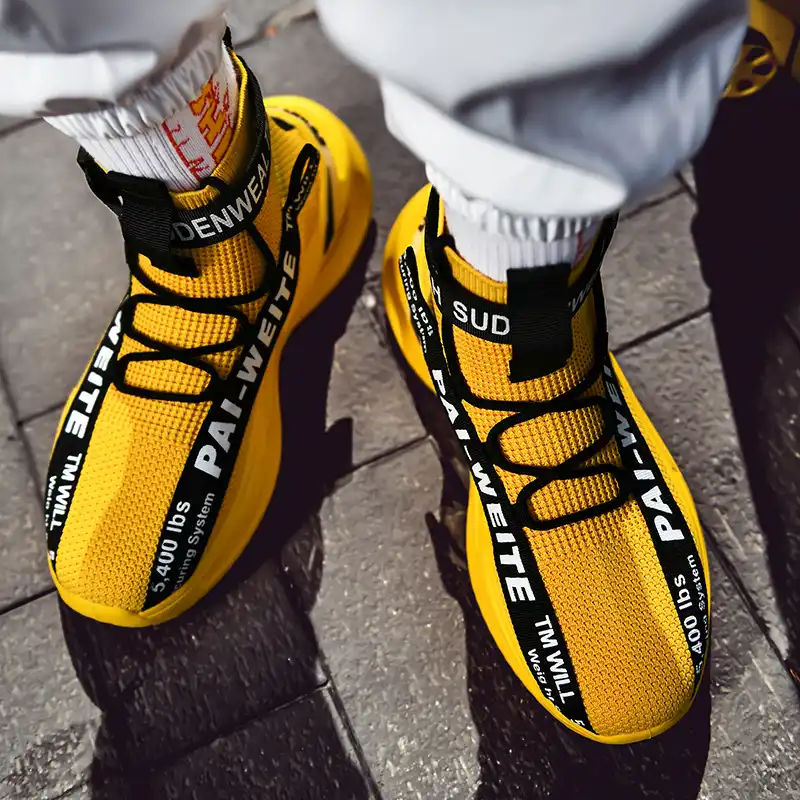 platform walking sneakers