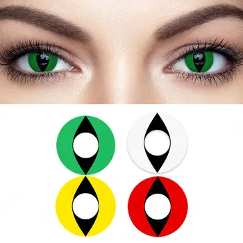 

MAGISTER Cat Eye Contact Lenses Cosplay Contact Lenses Yearly Colored Crazy Lenses For Cosmetic 2pcs/Pair