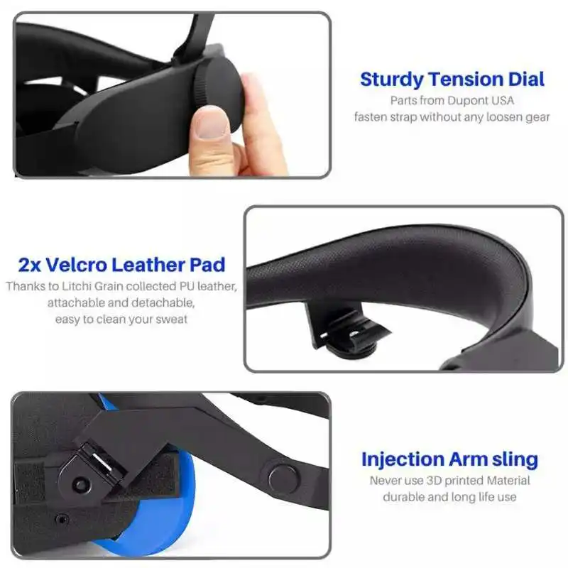 GOMRVR Adjustable halo Strap for Oculus Quest VR