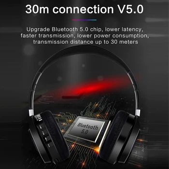 

High quality Sports Folding Bluetooth Headphones Subwoofer Wireless Over Ear Stereo Headset with Mic for Iphone Samsung Xiaomi