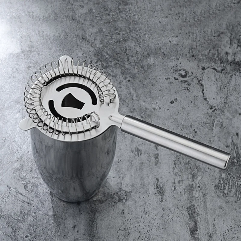 Perfect Bar Accessories Steel Bar Metal Cocktail strainer with handle