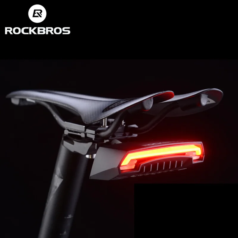 Велосипесветильник ROCKBROS поворот влево/вправо управление направлением умный