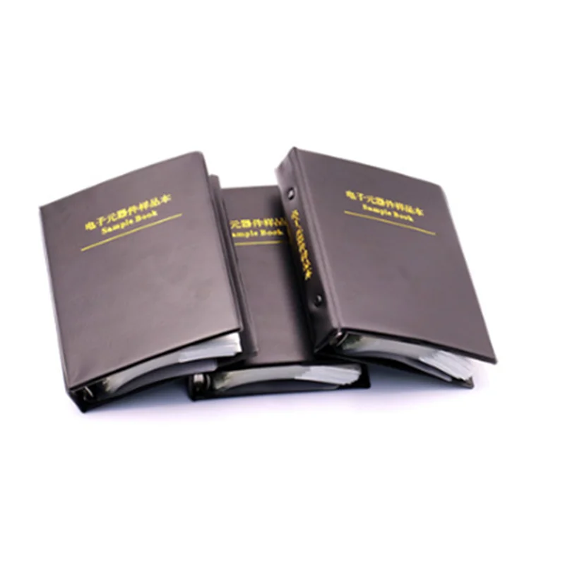 0201 0402 0603 0805 1206 1% resistor book full series  empty book Sample Book 0R~10M 170values x50pcs x25pcs 1%