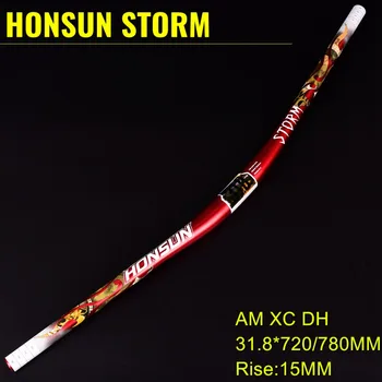 

Bicycle Riser Bar 31.8*720mm/780mm Handlebar Aluminum Alloy Strong Durable Handle Bar For MTB AM XC DH downhill Racing Bike