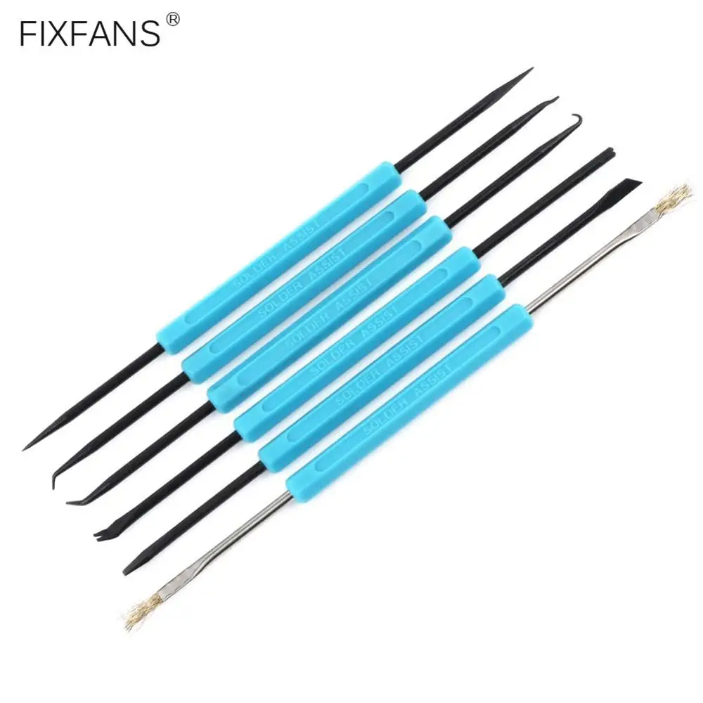 Fixfans 6pcs/set Professional Steel Solder Assist Repair Tool Kit